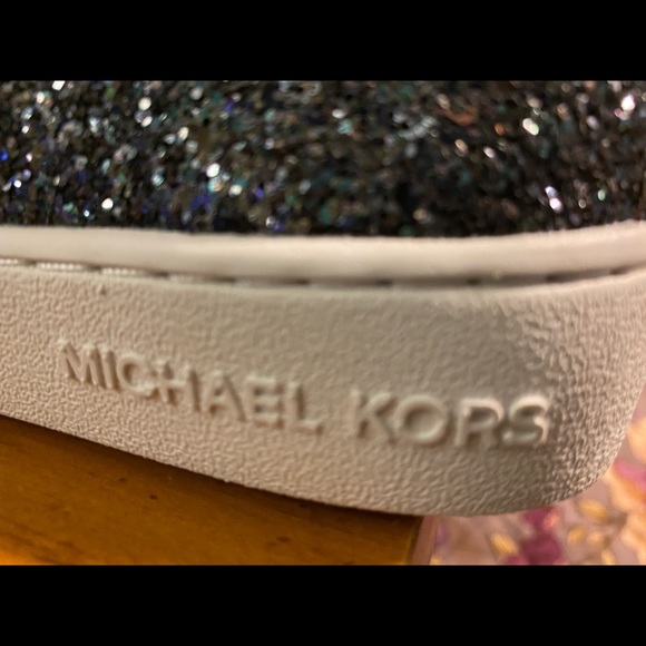 Authentic Michael Kors sneaker slip on gun powder - Picture 8 of 11